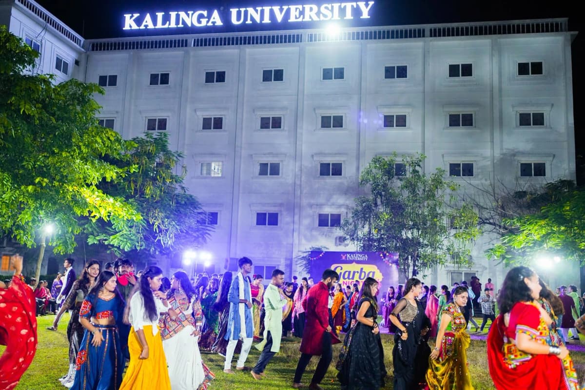Kalinga University Navratri Function Activities